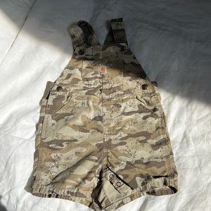 Carhartt baby camo overalls